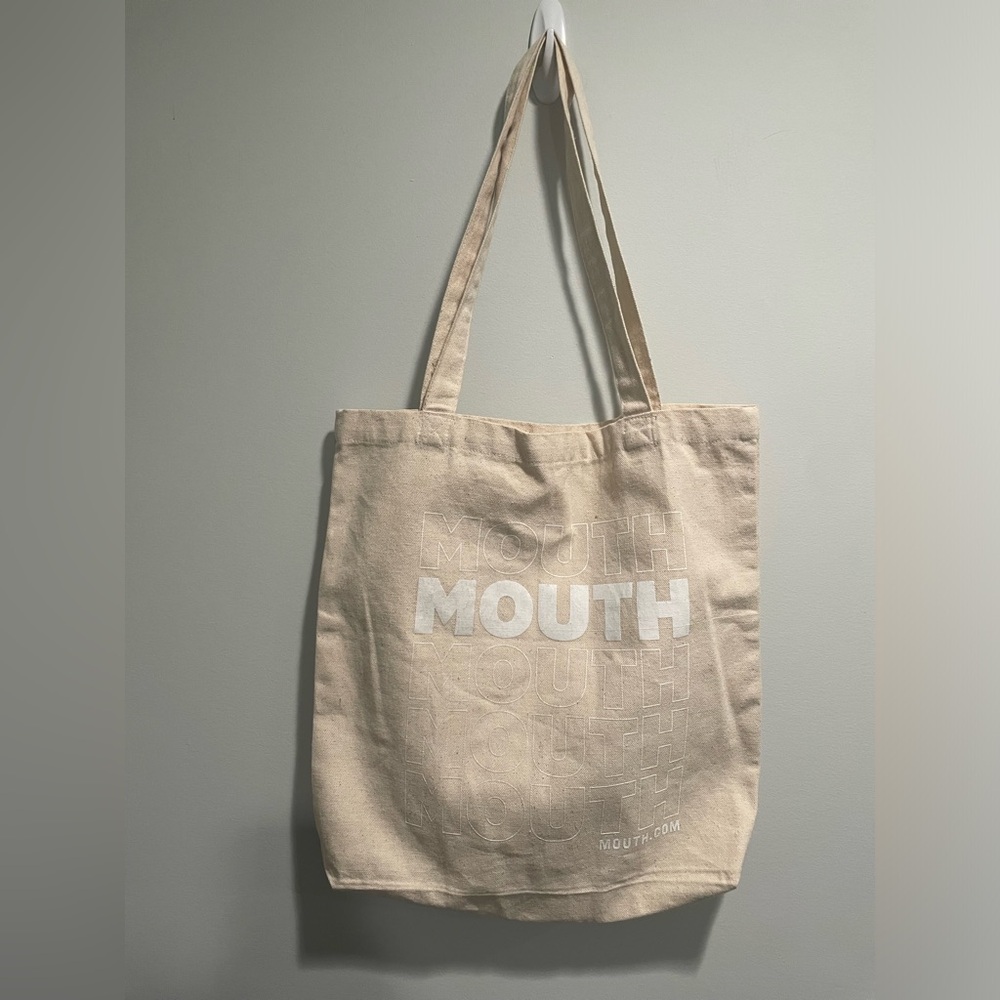 {MOUTH} canvas tote